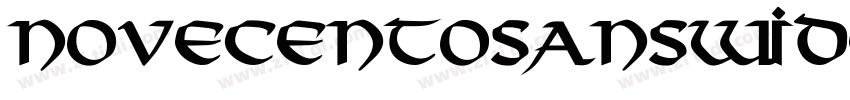 Novecentosanswide Bo字体转换